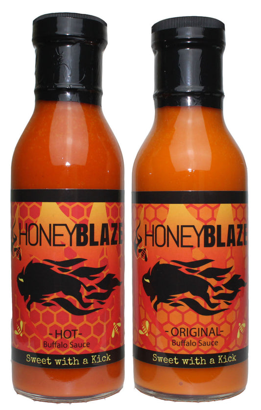 HoneyBlaze 2 Pack Medium Buffalo Sauce