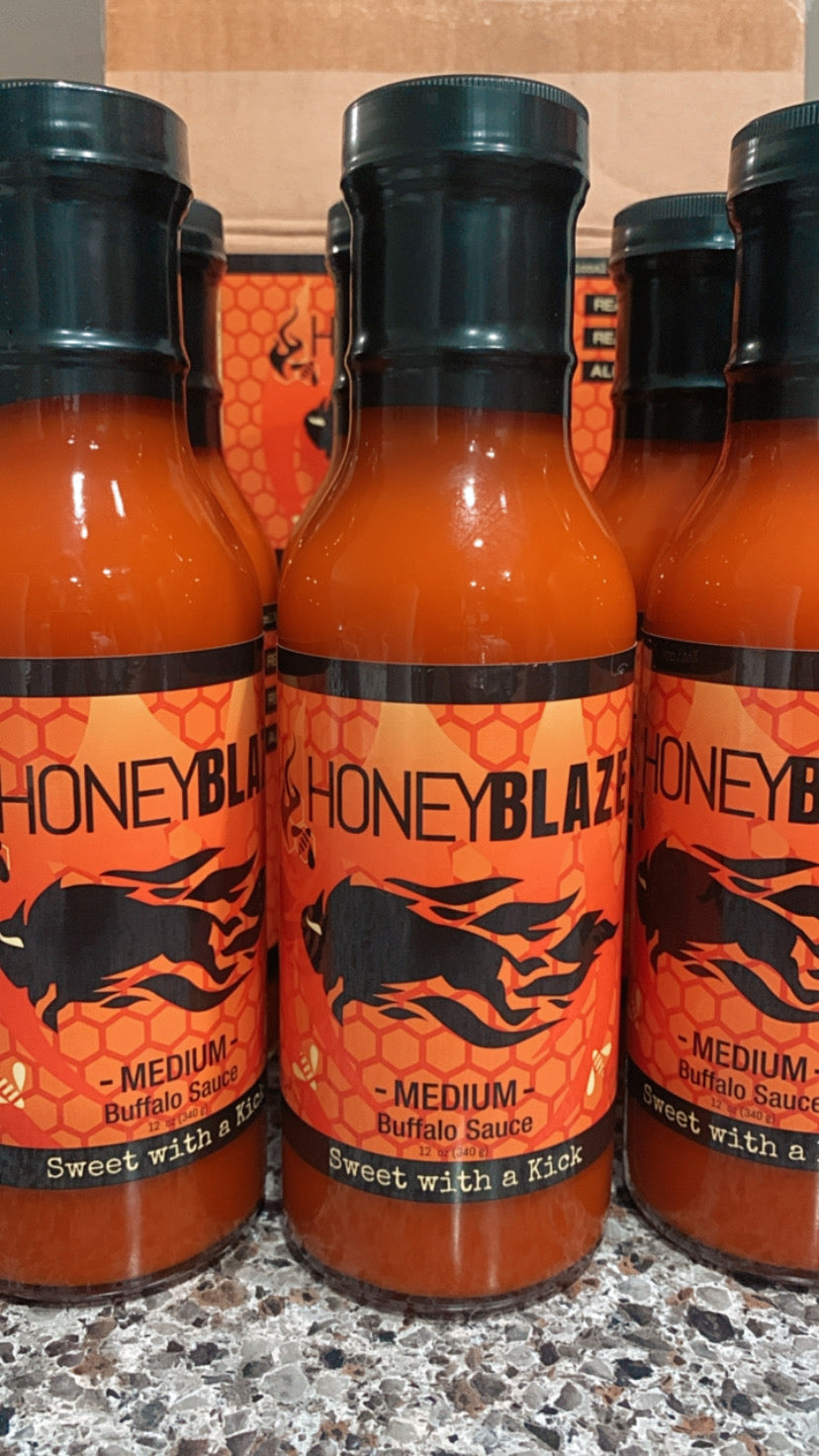 HoneyBlaze Medium Buffalo Sauce 6-Pack