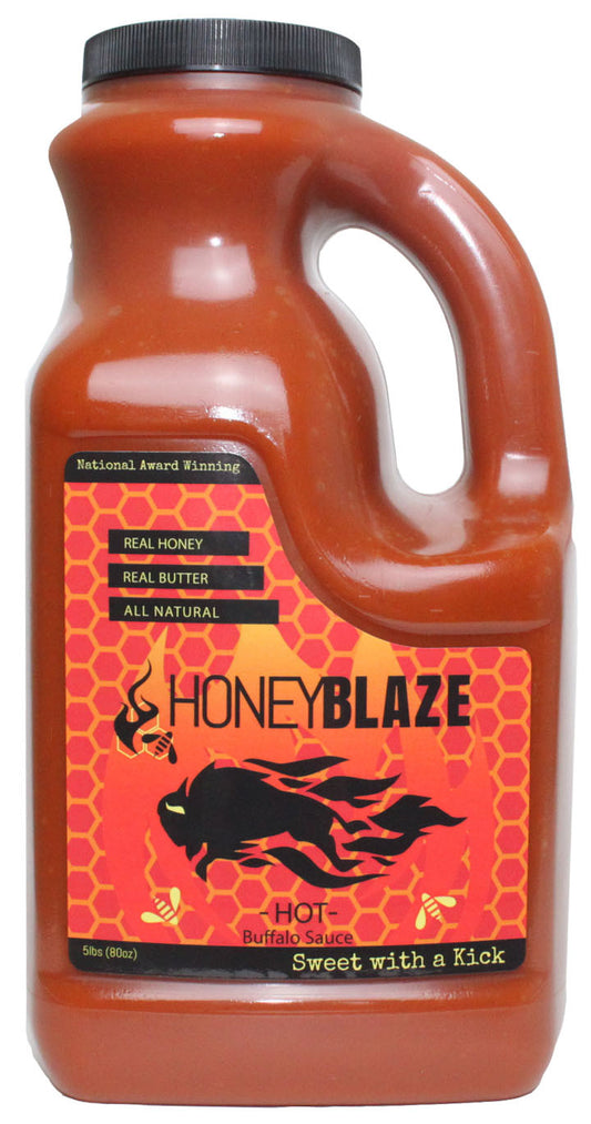 HoneyBlaze Medium Buffalo Sauce 1/2 Gallon